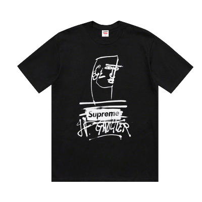 Pre-owned Supreme X Jean Paul Gaultier Tee 'black'