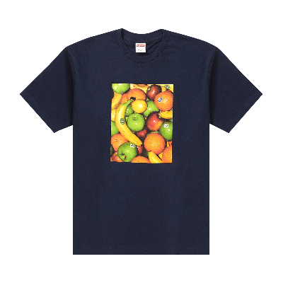 Pre-owned Supreme Fruit Tee 'navy' In Blue