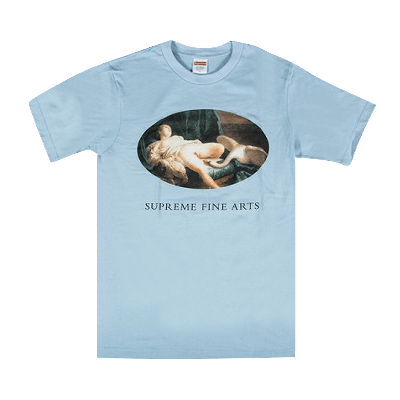 Pre-owned Supreme Leda And The Swan Tee 'light Blue'