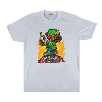Pre-owned Supreme Molotov Kid Tee 'white'