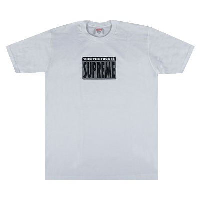 Pre-owned Supreme Who The Fuck Tee 'white'