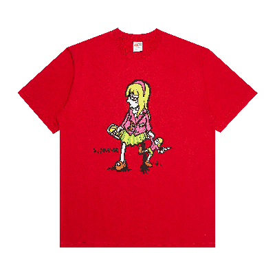 Pre-owned Supreme Suzie Switchblade Tee 'red'