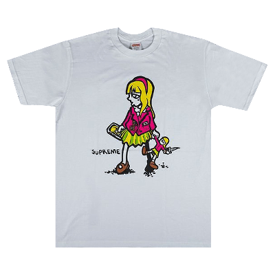 Pre-owned Supreme Suzie Switchblade Tee 'white'
