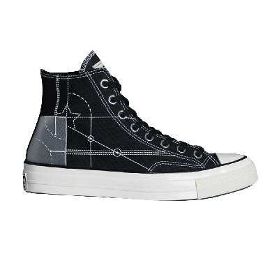 Pre-owned Converse End X Chuck 70 High 'blueprint' In Black