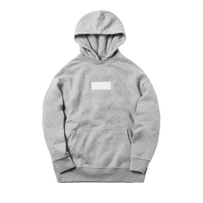 Pre-owned Kith Classic Logo Williams Ii Hoodie 'heather Grey'