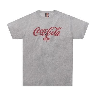 Pre-owned Kith X Coca-cola Hula T-shirt 'grey'