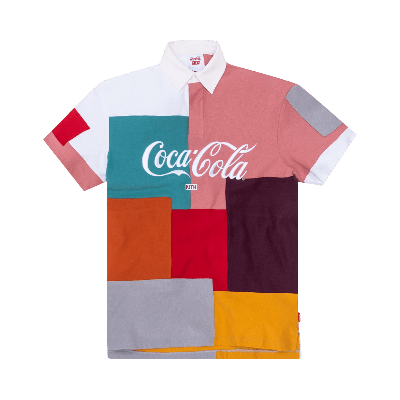 Pre-owned Kith X Coca-cola Rugby Short-sleeve 'multicolor' In Multi-color