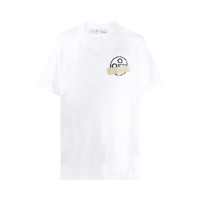 Pre-owned Off-white Tape Arrows Short Sleeve Over Tee 'white'