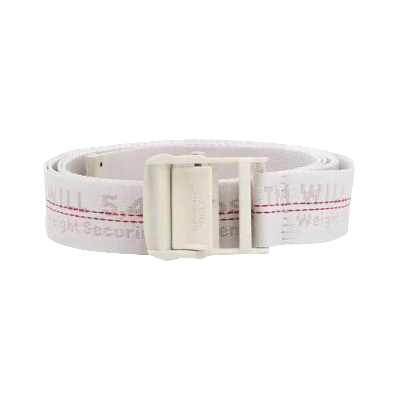 Pre-owned Off-white Classic Industrial Belt 'white'