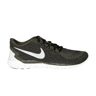Pre-owned Nike Free 5.0 Print 'cargo Khaki Silver' In Green