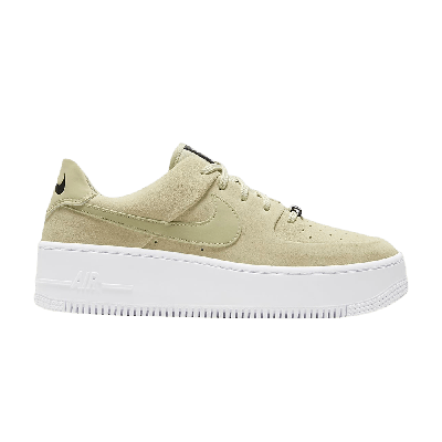 Pre-owned Nike Wmns Air Force 1 Sage Low 'olive Aura' In Green