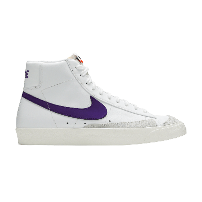 Pre-owned Nike Blazer Mid 77 Vintage 'voltage Purple' In White
