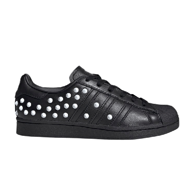 Pre-owned Adidas Originals Wmns Superstar 'studs' In Black
