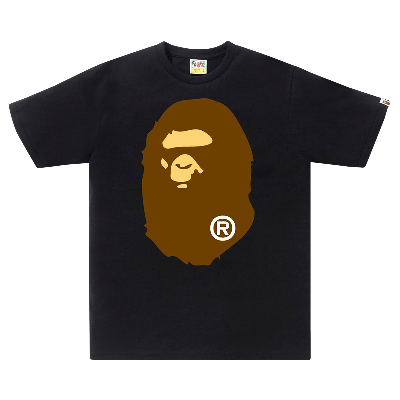 Pre-owned Bape Big Ape Head T-shirt 'black'