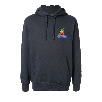 Pre-owned Palace Jobsworth Hood 'navy' In Blue