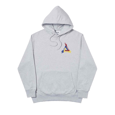 Pre-owned Palace Jcdc Hood 'grey Marl'