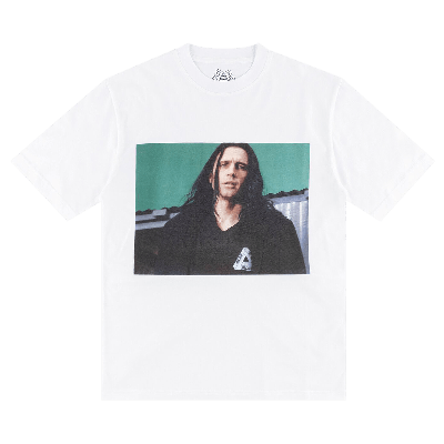Pre-owned Palace Wise Up T-shirt 'white'