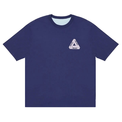 Pre-owned Palace Reverso T-shirt 'navy' In Blue