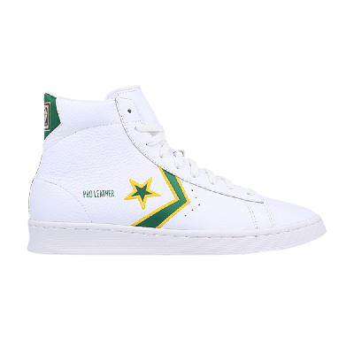Pre-owned Converse Pro Leather Mid 'boston Celtics' In White