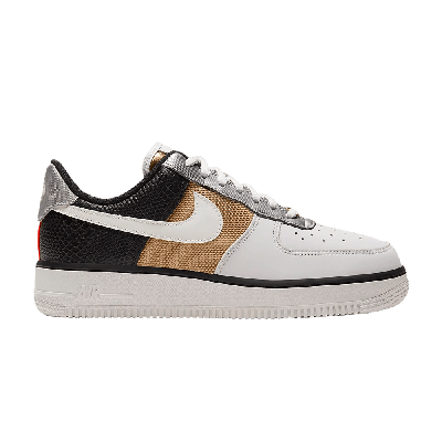 Pre-owned Nike Wmns Air Force 1 '07 'grey Black Gold'