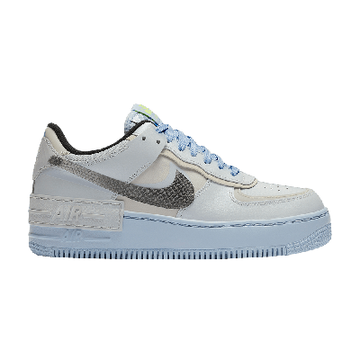 Pre-owned Nike Wmns Air Force 1 Shadow 'snakeskin' In Blue