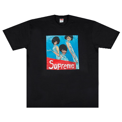 Pre-owned Supreme Group T-shirt 'black'