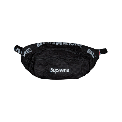 Pre-owned Supreme Waist Bag 'black'