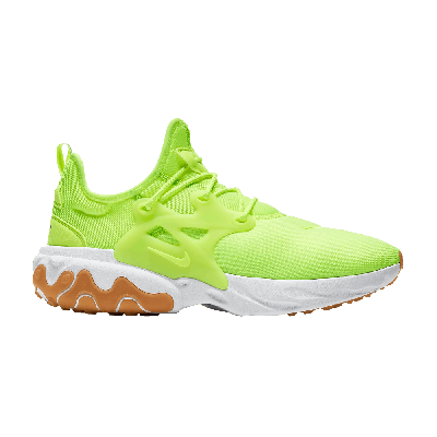 Pre-owned Nike React Presto 'volt' In Yellow