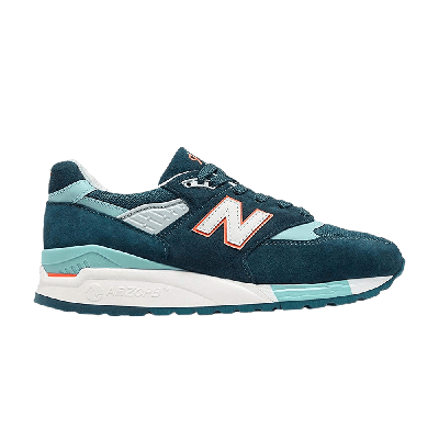 Pre-owned New Balance Wmns 998 Made In Usa 'tornado Storm Blue'