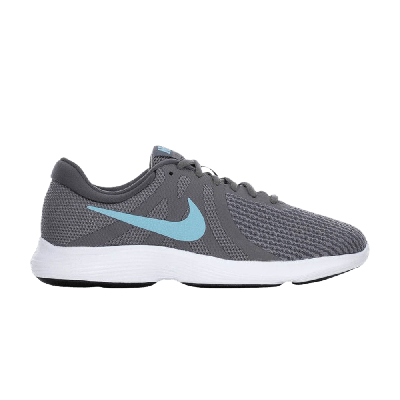 Pre-owned Nike Wmns Revolution 4 Wide 'ocean Bliss Gunsmoke' In Grey