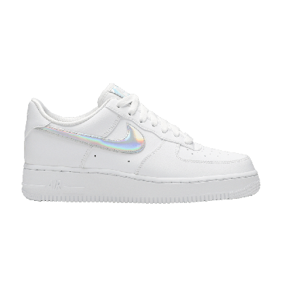 Pre-owned Nike Wmns Air Force 1 Low 'iridescent Swoosh' In White