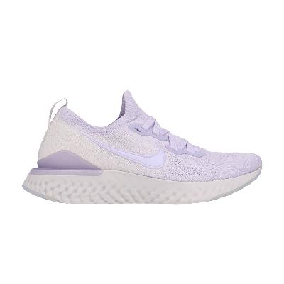 Pre-owned Nike Wmns Epic React Flyknit 2 'lavender Mist' In Purple