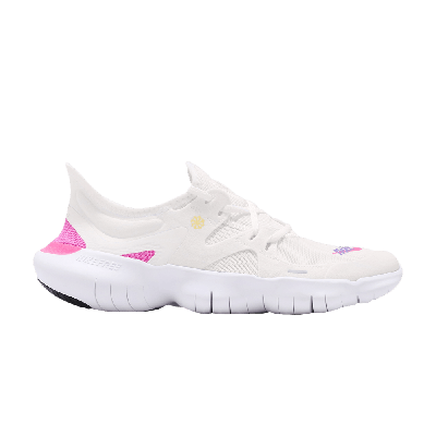 Pre-owned Nike Wmns Free Rn 5.0 Jdi 'laser Fuchsia' In White