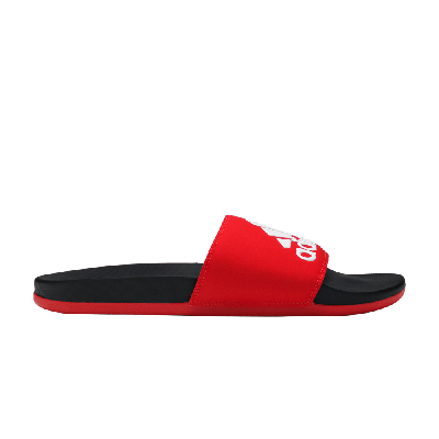 Pre-owned Adidas Originals Adilette Comfort Slides 'active Red'