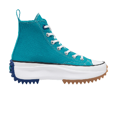 Pre-owned Converse Run Star Hike High 'rapid Teal Rush Blue'