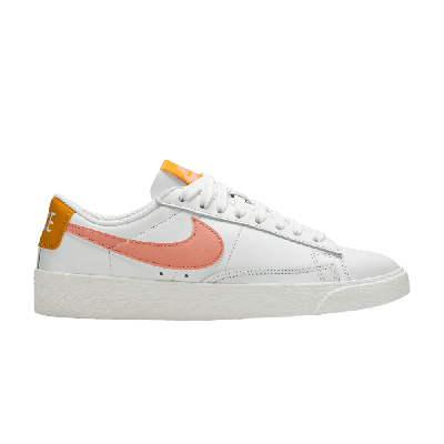 Pre-owned Nike Wmns Blazer Low 'pink Quartz' In White