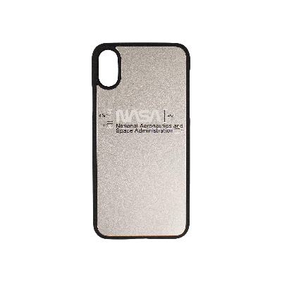 Pre-owned Heron Preston Nasa Iphone Xs Cover 'silver/multi'