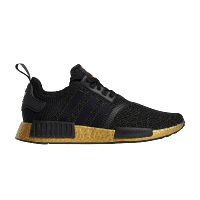 Pre-owned Adidas Originals Nmd_r1 Stlt Primeknit 'black Gold Metallic'