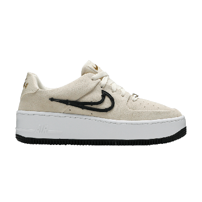 Pre-owned Nike Wmns Air Force 1 Sage Low Lx 'cream' In Tan