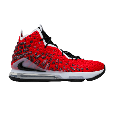 Pre-owned Nike Lebron 17 'air Max Uptempo' In Red