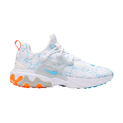Pre-owned Nike React Presto 'cracked' In White