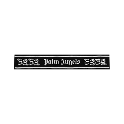 Pre-owned Palm Angels Gothic Monogram Scarf 'black/white'