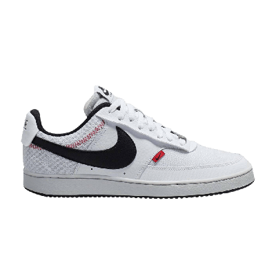 Pre-owned Nike Court Vision Low Premium 'white Black'