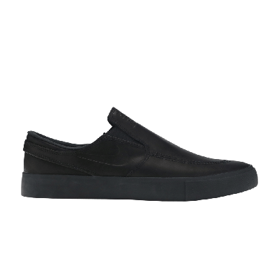 Pre-owned Nike Leo Baker X Stefan Janoski Slip 'orange Label' In Black