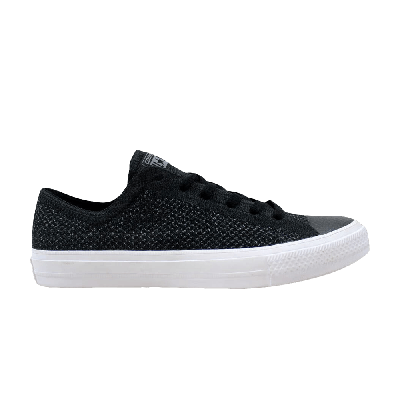 Pre-owned Converse Nike X Chuck Taylor All Star Flyknit Low 'black'