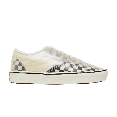 Pre-owned Vans Comfycush Slip-skool 'checkerboard - White'