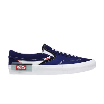 Pre-owned Vans Classic Slip-on Cap 'blueprint'