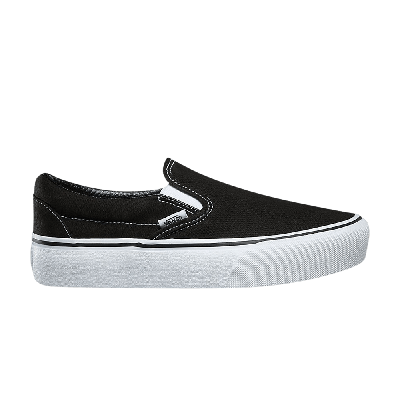 Pre-owned Vans Classic Slip-on Platform 'black'