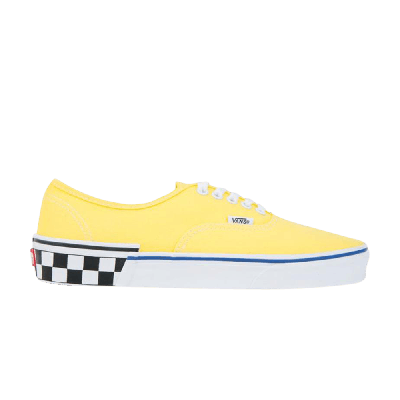 Pre-owned Vans Authentic 'check Block - Blazing Yellow'