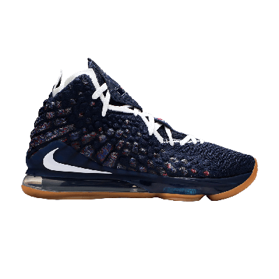 Pre-owned Nike Lebron 17 'uconn' In Blue
